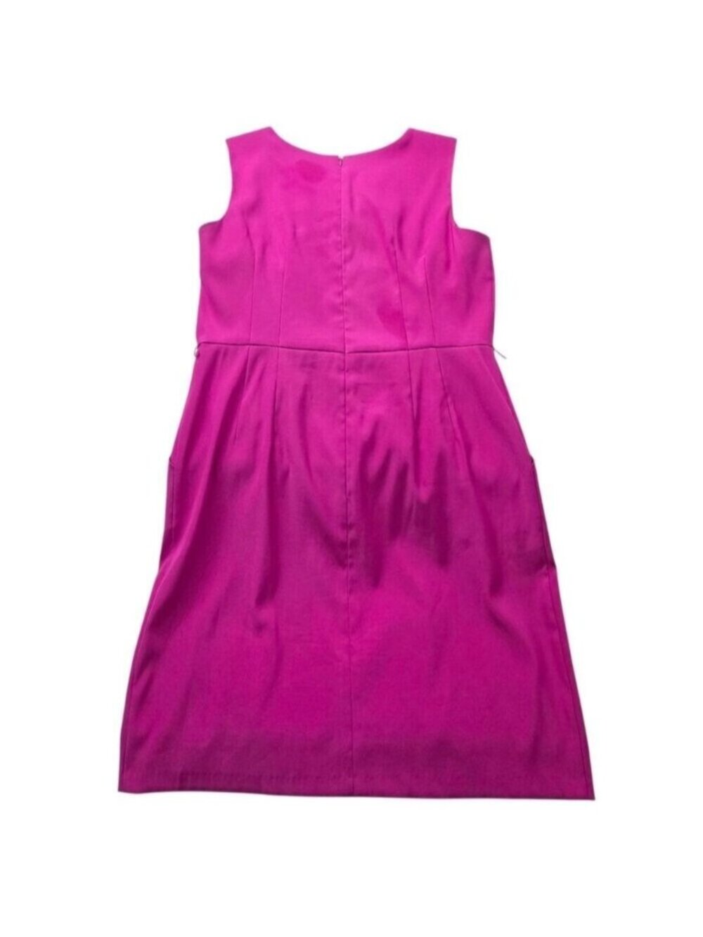 Dressbarn Fit Flare Dress Magenta Size 12 - Picture 2 of 10